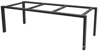 4 Seasons Outdoor dining tuintafel goa teak 280x95x74cm antraciet - afbeelding 2