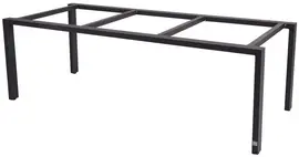4 Seasons Outdoor dining tuintafel goa teak 280x95x74cm antraciet - afbeelding 2