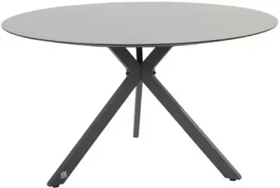 4 Seasons Outdoor dining tuintafel locarno hpl slate 130x73.5cm antraciet - afbeelding 1