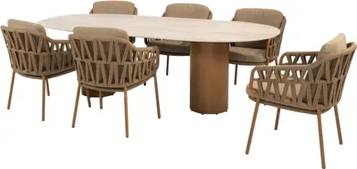 4 Seasons Outdoor diningset biarritz amber - afbeelding 1