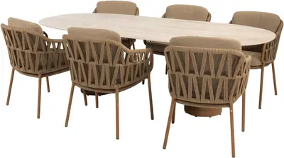 4 Seasons Outdoor diningset biarritz amber - afbeelding 2