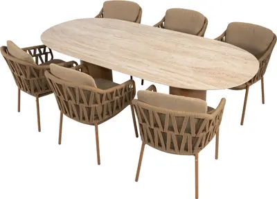 4 Seasons Outdoor diningset biarritz amber - afbeelding 3