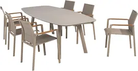 4 Seasons Outdoor diningset cortina latte - afbeelding 1