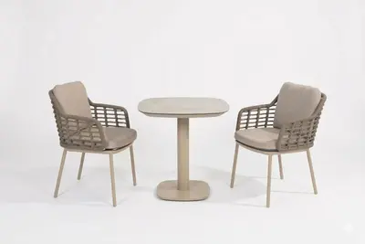 4 Seasons Outdoor diningset monalo puglia latte - afbeelding 1