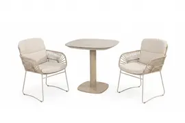 4 Seasons Outdoor diningset murcia latte - afbeelding 1