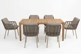 4 Seasons Outdoor diningset puglia latte - afbeelding 1
