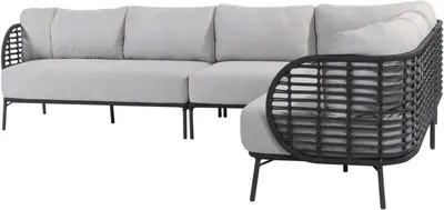 4 Seasons Outdoor hoekset fabrice antraciet - afbeelding 4