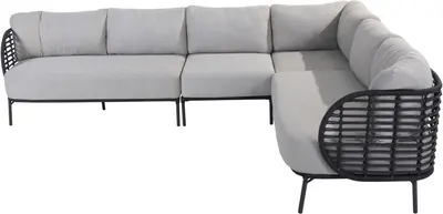 4 Seasons Outdoor hoekset fabrice antraciet - afbeelding 3