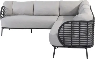 4 Seasons Outdoor hoekset fabrice antraciet - afbeelding 2
