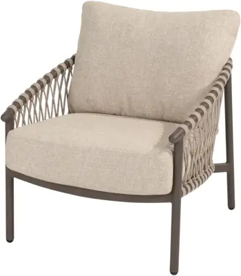4 Seasons Outdoor lounge tuinstoel allora terre - afbeelding 1