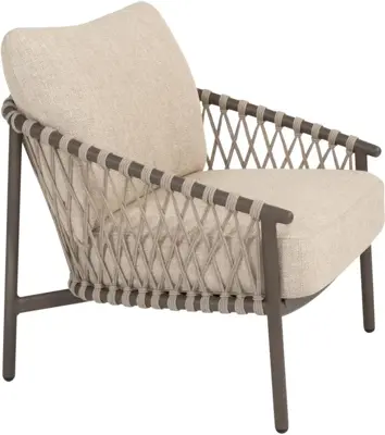 4 Seasons Outdoor lounge tuinstoel allora terre - afbeelding 4