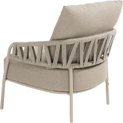 4 Seasons Outdoor lounge tuinstoel calma latte - afbeelding 4