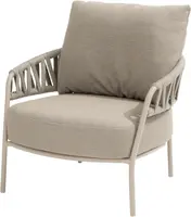 4 Seasons Outdoor lounge tuinstoel calma latte - afbeelding 1