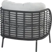 4 Seasons Outdoor lounge tuinstoel fabrice antraciet - afbeelding 3
