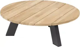 4 Seasons Outdoor lounge tuintafel cosmic teak 78x25cm antraciet