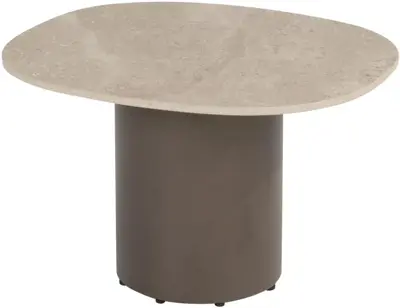 4 Seasons Outdoor lounge tuintafel sofie ceramic 50x60x35cm terre - afbeelding 1