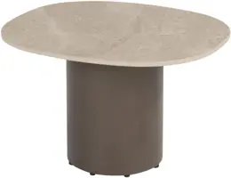 4 Seasons Outdoor lounge tuintafel sofie ceramic 50x60x35cm terre - afbeelding 1