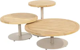 4 Seasons Outdoor lounge tuintafel volta teak 80x30cm latte - afbeelding 2
