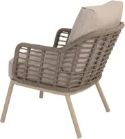 4 Seasons Outdoor low dining tuinstoel puglia latte - afbeelding 2
