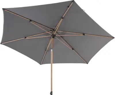 4 Seasons Outdoor parasol azzurro 300cm charcoal - afbeelding 2