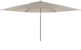 4 Seasons Outdoor parasol azzurro 300cm sand - afbeelding 1