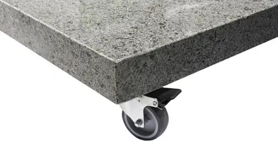 4 Seasons Outdoor parasolvoet vierkant 125kg graniet - afbeelding 1