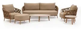 4 Seasons Outdoor stoel-bank loungeset biarritz amber - afbeelding 1