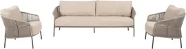 4 Seasons Outdoor stoel-bank loungeset florence terre - afbeelding 1