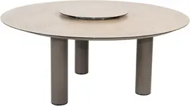 4 Seasons Outdoor tuintafel draaiplateau Donato Lazy Susan 60x60x3cm terre - afbeelding 3