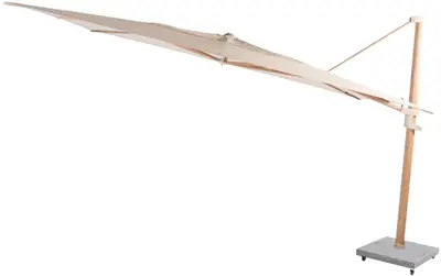 4 Seasons Outdoor zweefparasol finca 400x300cm sand - afbeelding 1