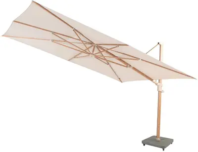 4 Seasons Outdoor zweefparasol finca 400x300cm sand - afbeelding 3