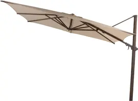 4 Seasons Outdoor zweefparasol siesta premium 300x300cm beach - afbeelding 1