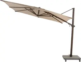 4 Seasons Outdoor zweefparasol siesta premium 300x300cm beach - afbeelding 1