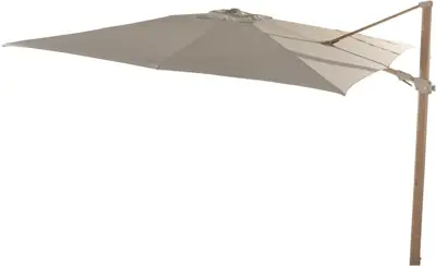 4 Seasons Outdoor zweefparasol siesta premium 300x300cm sand - afbeelding 2