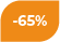 65% korting