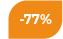 77% korting