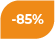 85% korting