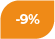 9% korting