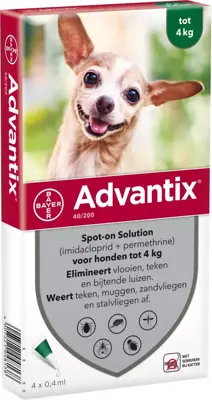 Advantix parasietbehandeling spot-on hond 40 4 pip