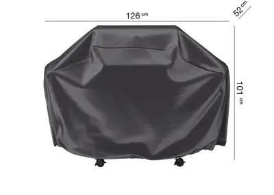 AeroCover gasbarbecue hoes 126x52x101cm - afbeelding 1