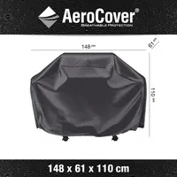 AeroCover gasbarbecue hoes 148x61x110cm - afbeelding 1