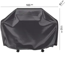 AeroCover gasbarbecue hoes 165x61x110cm - afbeelding 1