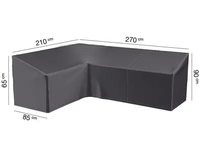 AeroCover hoeksethoes hoge rug 210x270x85x65/90cm - afbeelding 1