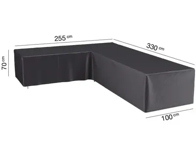 AeroCover hoeksethoes lage rug 255x330x100x70cm - afbeelding 1