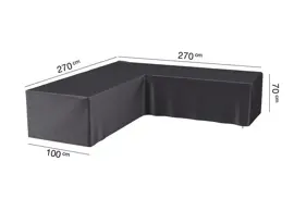 AeroCover hoeksethoes lage rug 270x270x100x70cm - afbeelding 1