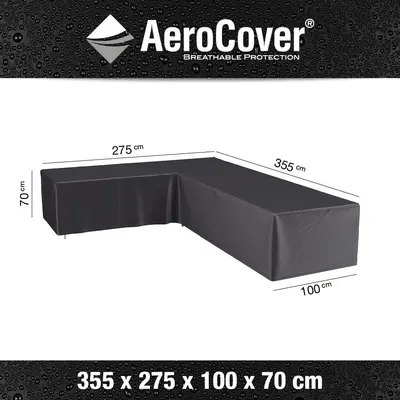AeroCover hoeksethoes lage rug 275x355x100x70cm - afbeelding 1