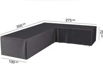 AeroCover hoeksethoes lage rug 355x275x100x70cm - afbeelding 1