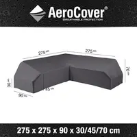AeroCover hoeksethoes platform 275x275x90xh30/45/70cm - afbeelding 1