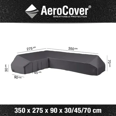 AeroCover hoeksethoes platform 275x350x90xh30/45/70cm - afbeelding 1