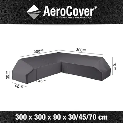AeroCover hoeksethoes platform 300x300x90xh30/45/70cm - afbeelding 1